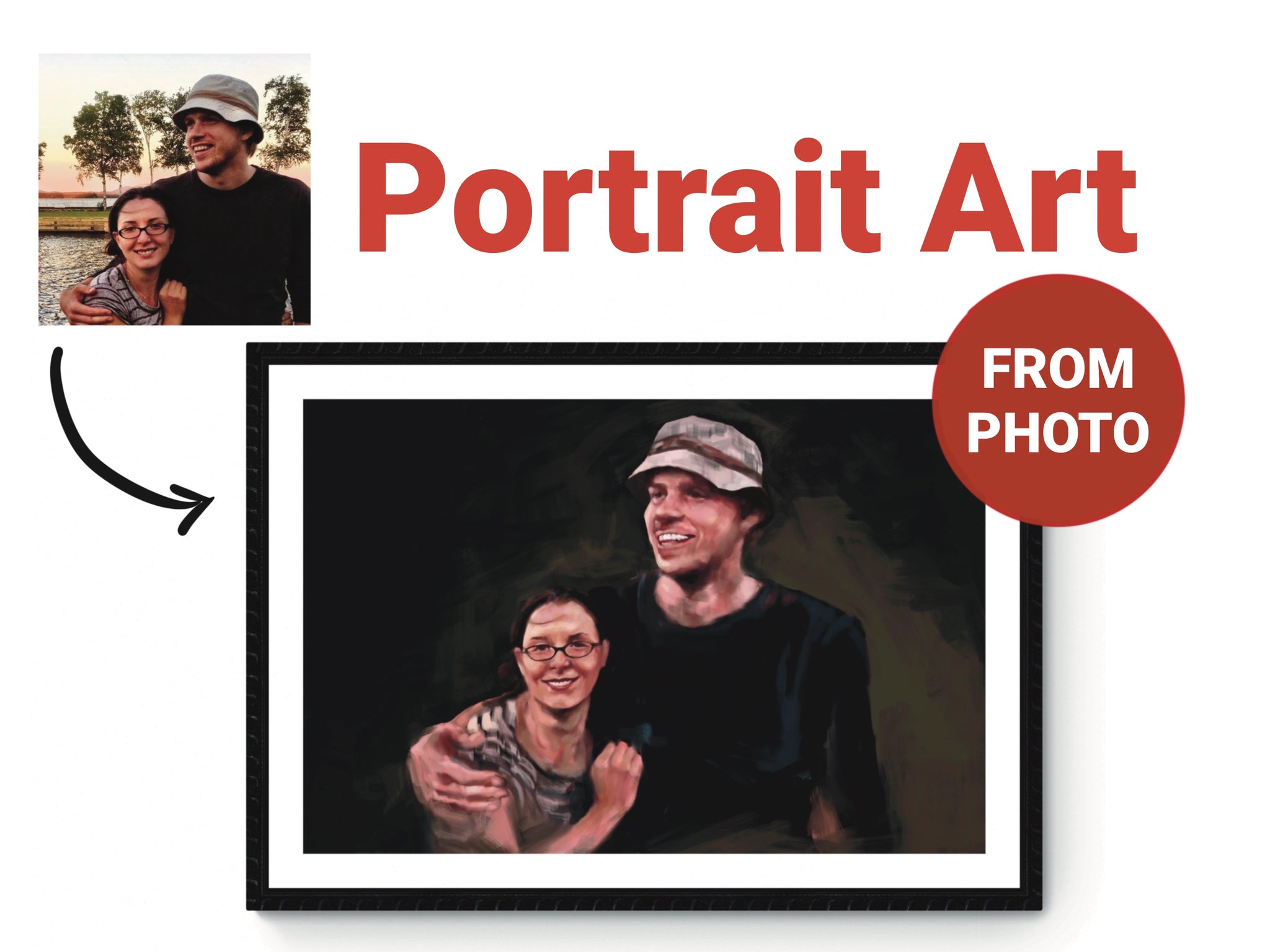 Custom Art Portrait from Your Photo