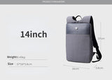Ultra Slim Minimalist Business Backpack - Sizes 14" & 15”